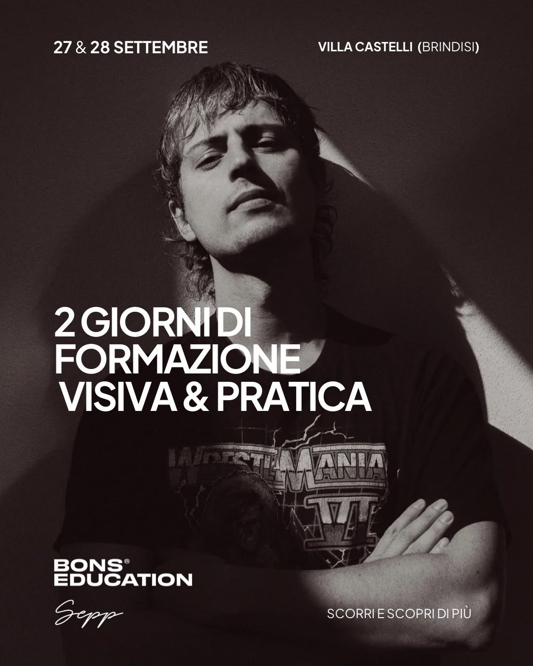Masterclass Sepp la Barberia × Bons Education — 27/28 Settembre 2026