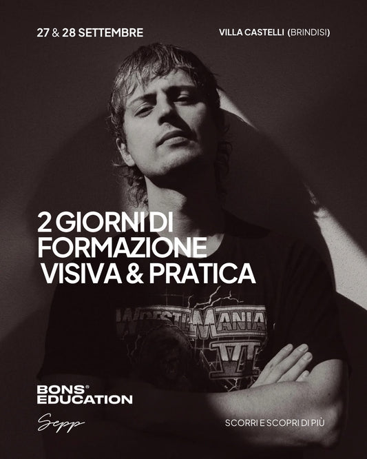 Masterclass Sepp la Barberia × Bons Education — 27/28 Settembre 2026